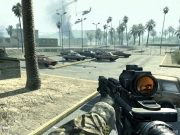 Call of Duty 4: Modern Warfare - Der Parkplatz vor dem Sendegebäude.