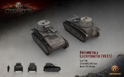 World of Tanks - Renderscreenshot zeigt den Leichttraktor aus World of Tanks