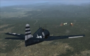 Microsoft Flight Simulator X - Screenshot aus dem Hellcat F6F Add-on