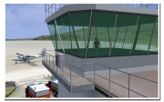 Microsoft Flight Simulator X: Screenshot aus dem Add-on Dangerous Airports 1