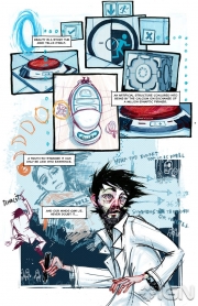 Portal 2 - Screnn zum Comic von Portal 2.