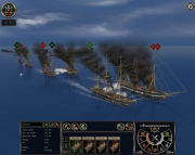 Ironclads: High Sea: Screen aus dem Strategie Titel Ironclads: High Sea.