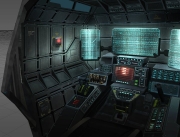 F.E.A.R. 3 - Hier seht ihr das Cockpit eines Mechs.
