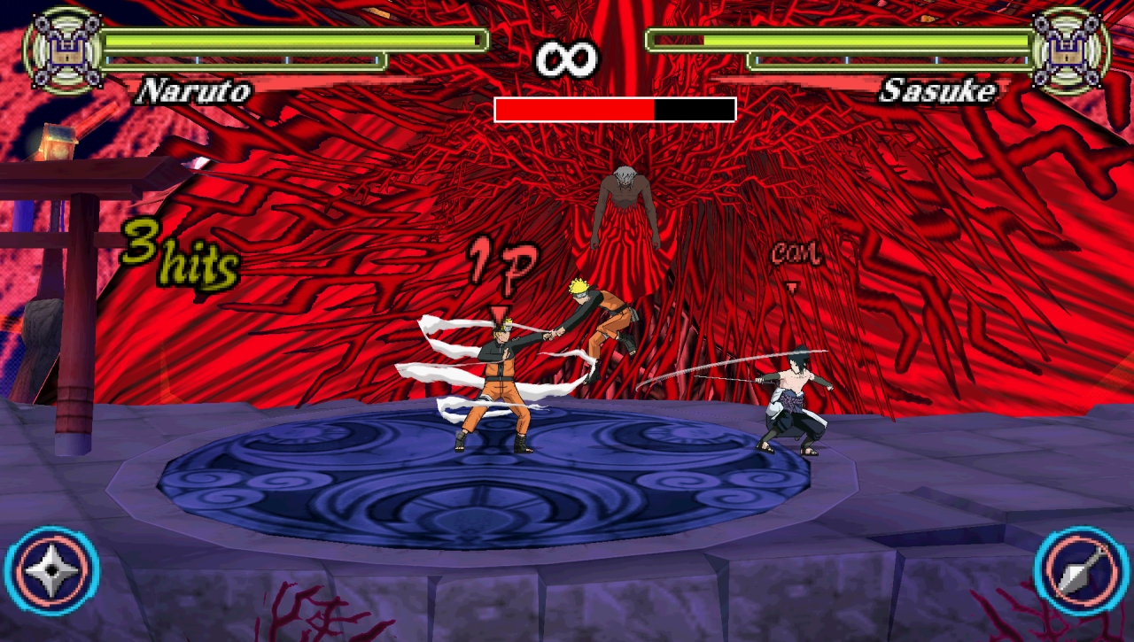 Naruto Shippuden: Ultimate Ninja Heroes 3: Screenshot aus dem Actionspiel
