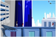 Mirror's Edge - Screen aus dem Flash-game.