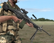 Armed Assault - 3 M249 Variants v1.0 by Lennard