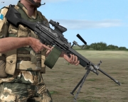 Armed Assault - 3 M249 Variants v1.0 by Lennard