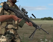 Armed Assault - 3 M249 Variants v1.0 by Lennard
