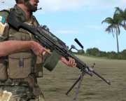 Armed Assault - 3 M249 Variants v1.0 by Lennard