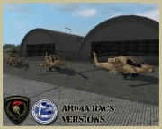 Armed Assault - Hellenic Warfare Mod Pack1 v4.0 - AH64A in 3 different versions