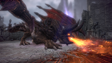 Tera - Screen zum Update Angriff der Drachen.