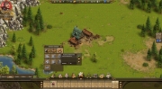 Die Siedler Online - Pic 1 - Der Spieler startet mit einem Rathaus, welches als Lager für seine Rohstoffe und Erzeugnisse dient. Als erstes Baumaterial wird Nadelholz benötigt. Hierzu kann der Spieler Holzfäller-Hütten aufbauen.