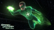Green Lantern: Rise of the Manhunters - Screen aus der Konsolen Version.