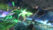 Green Lantern: Rise of the Manhunters: Screen aus der Konsolen Version.