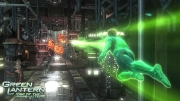 Green Lantern: Rise of the Manhunters: Screen aus der Konsolen Version.