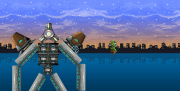 Halo: Out With a Whimper: Screenshot aus dem 2D Side-scroller Halo: Out With a Whimper