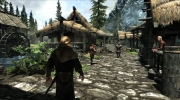 The Elder Scrolls V: Skyrim - XBox 360 Screen aus Riverwood.