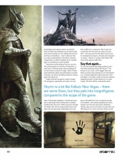 The Elder Scrolls V: Skyrim - Testbericht-Scan aus dem Atomic Magazin