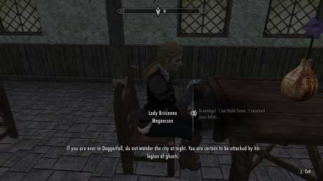 The Elder Scrolls V: Skyrim - Screen zur Skygerfall - Daggerfall's Main Quest Mod für The Elder Scrolls V: Skyrim.