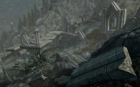 The Elder Scrolls V: Skyrim: Screen zur The Elder Scrolls V: Skyrim mod Ruined Temple of Phynaster.