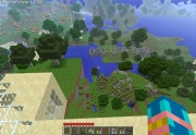 Minecraft - Screenshot aus der Beta-Version des  Bauklötzchen-Aufbauspiels