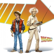 Back to the Future: The Game - Concept Arts zum Adventure mit Marty McFly und Doc Brown.