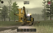 Holzfäller Simulator 2011 - Screenshot von der Holzgewinnung und -verarbeitung