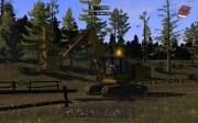 Holzfäller Simulator 2011 - Screenshot von der Holzgewinnung und -verarbeitung