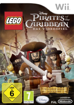 Logo for Lego Pirates of the Caribbean