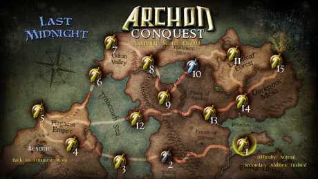 Archon: Screen zum Spiel Archon.