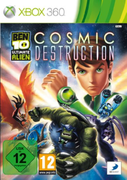 Logo for Ben 10 Ultimate Alien: Cosmic Destruction