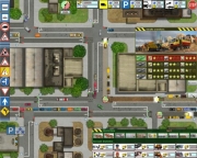 Verkehrsplaner – Die Simulation - Screen zur Simulation.