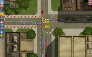 Verkehrsplaner – Die Simulation - Screen zur Simulation.