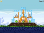 Angry Birds: Screenshot zum Artillery-Computerspiel
