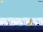 Angry Birds: Screenshot zum Artillery-Computerspiel