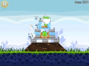 Angry Birds: Screenshot zum Artillery-Computerspiel
