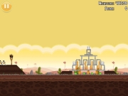 Angry Birds: Screenshot zum Artillery-Computerspiel