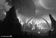 Planetside 2 - Eines der ersten Artworks zum Spiel