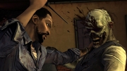 The Walking Dead: The Game - Screen zum Telltale Games interaktivem Adventure.