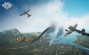 World of Warplanes - Jäger wird es für alle aktuell spielbaren Nationen – deutsche Luftwaffe, U.S. Airforce und die  Luftstreitkräfte der Sowjetunion – geben und werden unter anderen von einigen der bekanntesten Maschinen der Luftfahrtgeschichte wie der Messerschmitt Bf 109, der P-51 Mustang, der P-39 Aircobra und der La-5 repräsentiert.