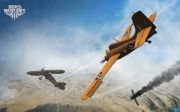 World of Warplanes - Jäger wird es für alle aktuell spielbaren Nationen – deutsche Luftwaffe, U.S. Airforce und die  Luftstreitkräfte der Sowjetunion – geben und werden unter anderen von einigen der bekanntesten Maschinen der Luftfahrtgeschichte wie der Messerschmitt Bf 109, der P-51 Mustang, der P-39 Aircobra und der La-5 repräsentiert.