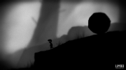 Limbo - Screen aus dem ungewöhnlichen Jump&Run Adventure.