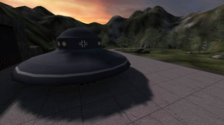 Return to Castle Wolfenstein - Screen zur Map Flying Saucers von Return to Castle Wolfenstein.