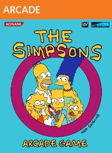 Logo for The Simpsons Arcade Game