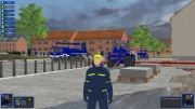 THW-Simulator 2012: Screenshot aus der Hilfswerk-Simulation