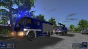 THW-Simulator 2012: Screenshot aus der Hilfswerk-Simulation