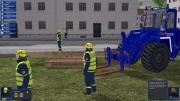 THW-Simulator 2012: Screenshot aus der Hilfswerk-Simulation