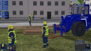 THW-Simulator 2012 - Screenshot aus der Hilfswerk-Simulation