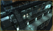 Batman: Arkham Asylum - Bilder aus der Entwicklung, zb eines Raumes.