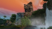 Panzar: Forged by Chaos - Screen aus der Map Baboons Cascades aus dem MMO.